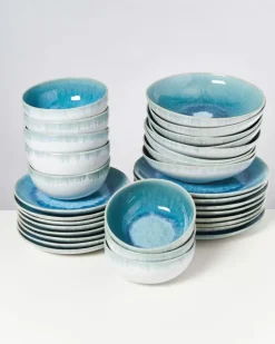 Motel a Miio Alcachofra Grunblau - 32 Teiliges Set| 32 Teilige Sets