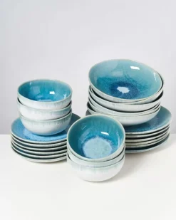 Motel a Miio Alcachofra Grunblau - 24 Teiliges Set| 24 Teilige Sets