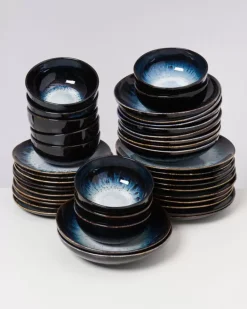 Motel a Miio Alcachofra Schwarz - 40 Teiliges Set| 40 Teilige Sets