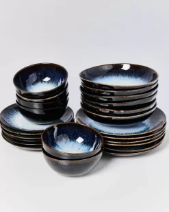 Motel a Miio Alcachofra Schwarz - 24 Teiliges Set| 24 Teilige Sets