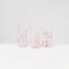 Motel a Miio Alegria 6Er Set Glas Gros Drops Rose| Gläser
