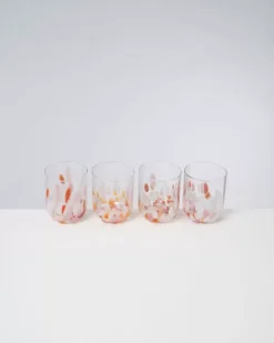 Motel a Miio Alegria 4Er Set Glas Gros Drops Goldfisch| Gläser
