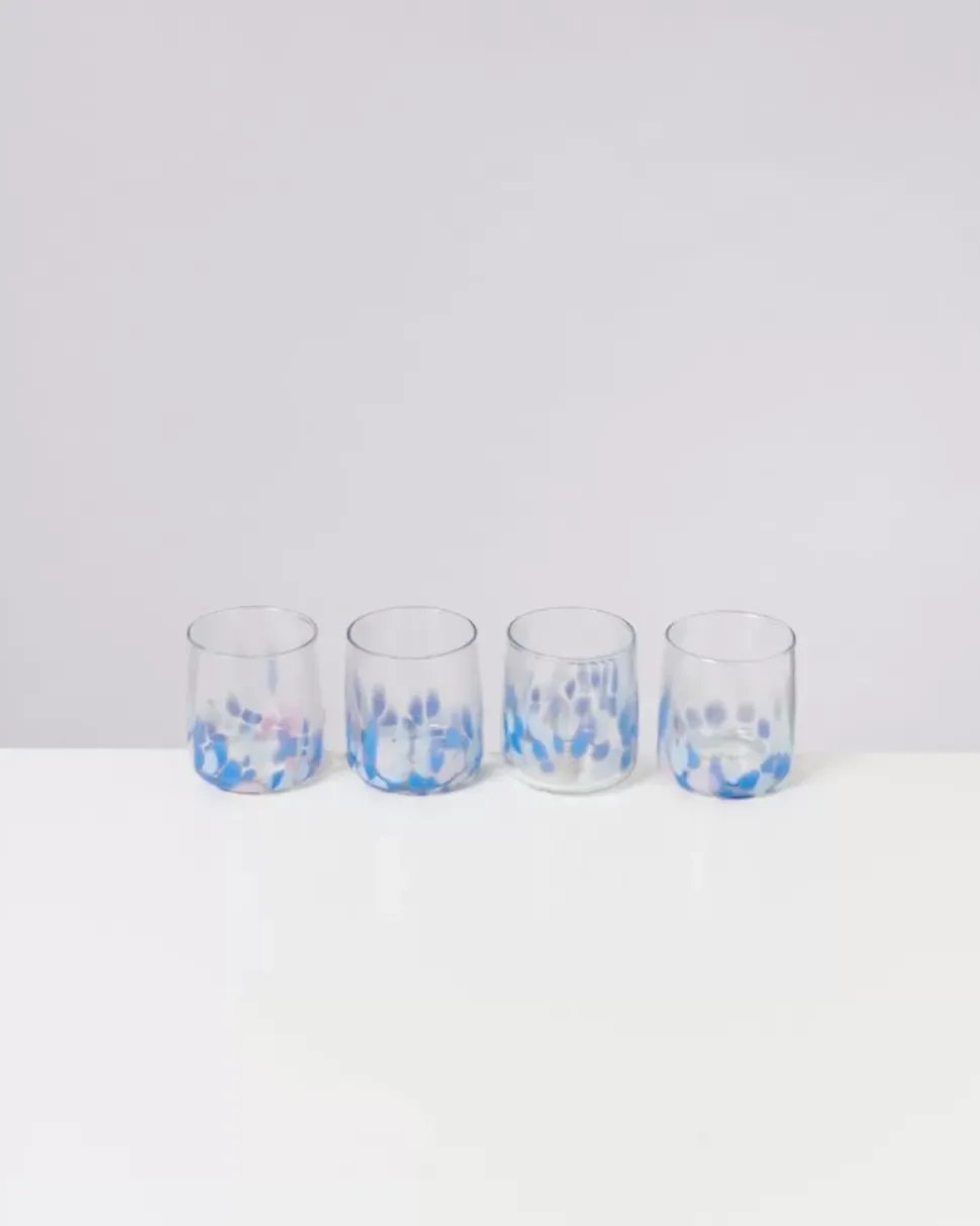 Motel a Miio Alegria Glas Klein Big Drops Blau| Gläser