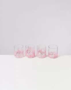Motel a Miio Alegria Glas Klein Big Drops Rosa| Gläser