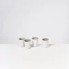 Motel a Miio Areia 4Er Set Espressobecher Grau| Tassen & Becher
