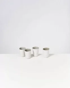 Motel a Miio Areia 4Er Set Espressobecher Grau| Tassen & Becher