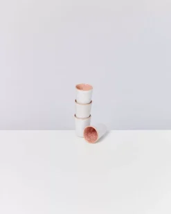 Motel a Miio Areia 4Er Set Espressobecher Pink| Tassen & Becher