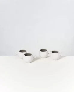 Motel a Miio Areia 4Er Set Espressotasse Grau| 4 Teilige Sets