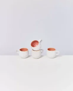 Motel a Miio Areia 4Er Set Espressotasse Pink| Tassen & Becher