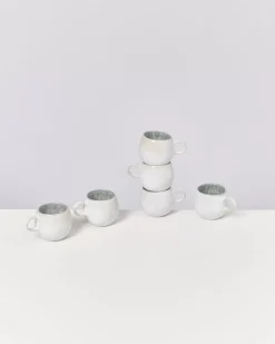 Motel a Miio Areia 6Er Set Espressotasse Grau| Tassen & Becher
