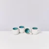 Motel a Miio Areia 4Er Set Espressotasse Aqua| Tassen & Becher Sets