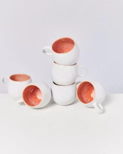 Motel a Miio Areia 6Er Set Tasse Gros Pink| 6 Teilige Sets