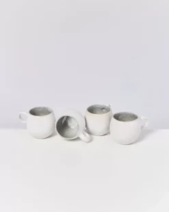 Motel a Miio Areia 4Er Set Tasse Klein Grau| Tassen & Becher Sets