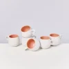 Motel a Miio Areia 6Er Set Tasse Klein Pink| 6 Teilige Sets