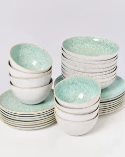 Motel a Miio Areia Mint - 32 Teiliges Set| Geschirr Sets