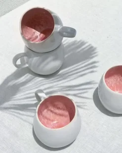 Motel a Miio Areia Tasse Gros Pink| Große Tassen