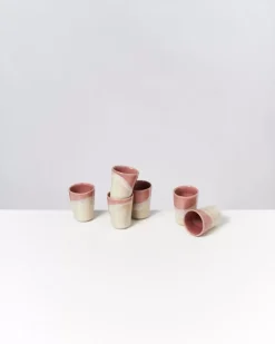 Motel a Miio Bica 6Er Set Espressobecher Pink Cream| Tassen & Becher Sets