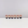 Motel a Miio Bica 6Er Set Espressobecher Pink Navy Cream| Tassen & Becher