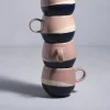 Motel a Miio Bica 4Er Set Tasse Gros Pink Navy Cream| 4 Teilige Sets