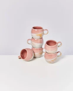 Motel a Miio Bica 6Er Set Tasse Klein Pink Cream| Tassen & Becher