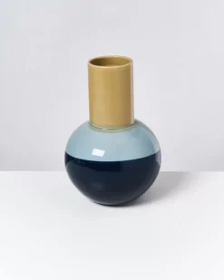 Motel a Miio Bola Vase L Grun Mint Navy| Bola L