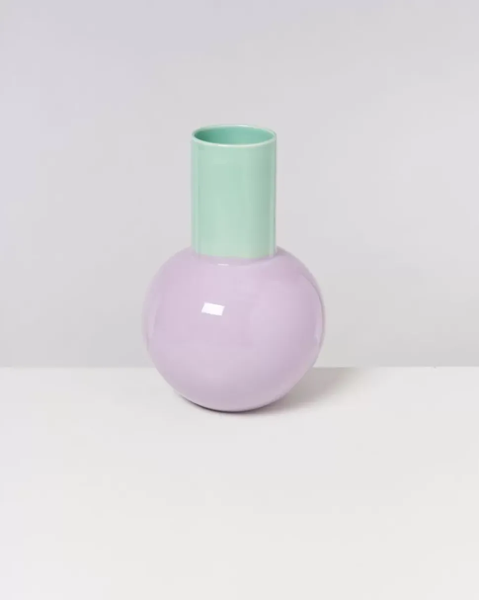 Motel a Miio Bola Vase L Pastell Mint Lila| Vasen