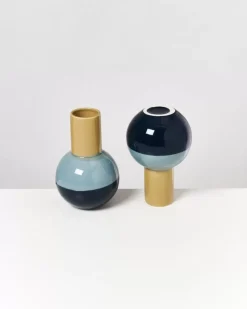 Motel a Miio Bola Vase M Grun Mint Navy| Bola M
