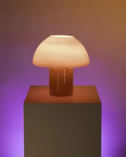 Motel a Miio Cogumelo Glaslampe Orange Rot| Lampen