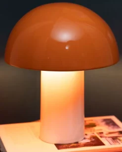 Motel a Miio Cogumelo Keramiklampe Orange Sand| Lampen