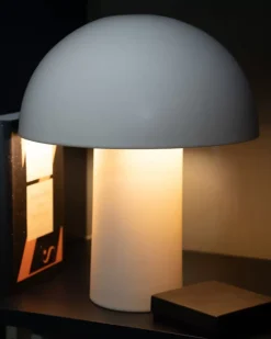 Motel a Miio Cogumelo Keramiklampe Sand| Lampen