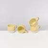 Motel a Miio Coimbra 4Er Set Tasse Gros Gelb| 4 Teilige Sets