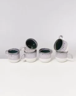 Motel a Miio Coimbra 6Er Set Tasse Gros Rosa Grun| 6 Teilige Sets