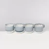 Motel a Miio Coimbra 4Er Set Teetasse Graublau| 4 Teilige Sets