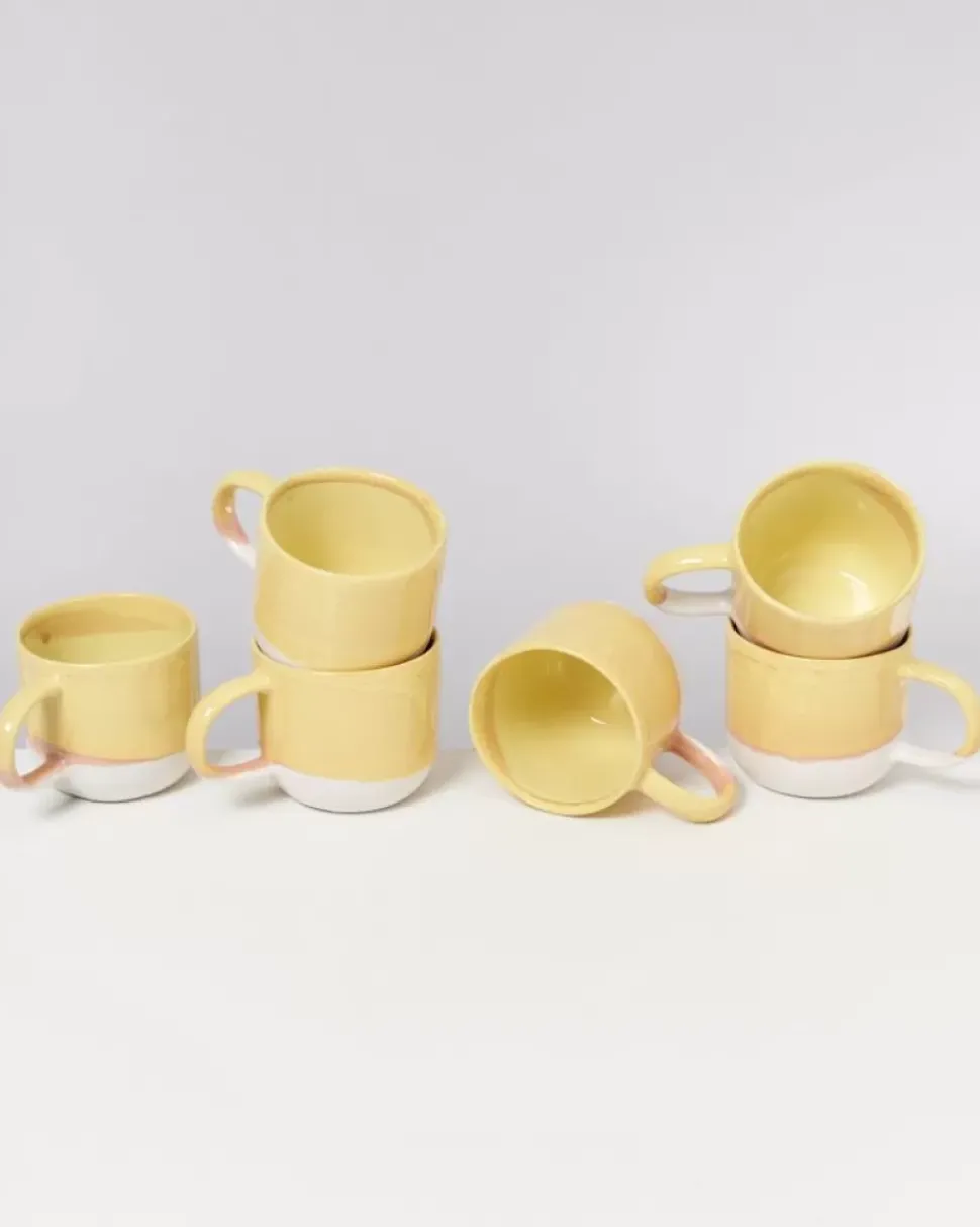 Motel a Miio Coimbra 6Er Set Teetasse Gelb| 6 Teilige Sets
