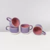 Motel a Miio Coimbra 4Er Set Teetasse Lila Rosa| Tassen & Becher