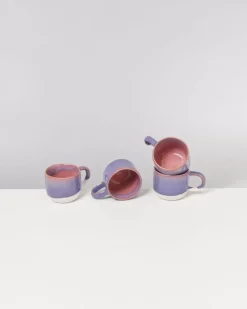 Motel a Miio Coimbra Tasse Klein Lila Rosa| Kleine Tassen