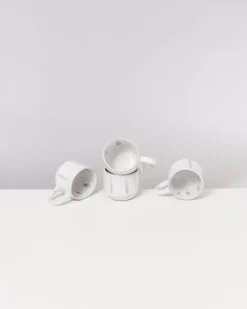 Motel a Miio Coimbra Tasse Klein Weis Blau| Kleine Tassen