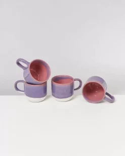 Motel a Miio Coimbra Teetasse Gros Lila Rosa| Tassen & Becher