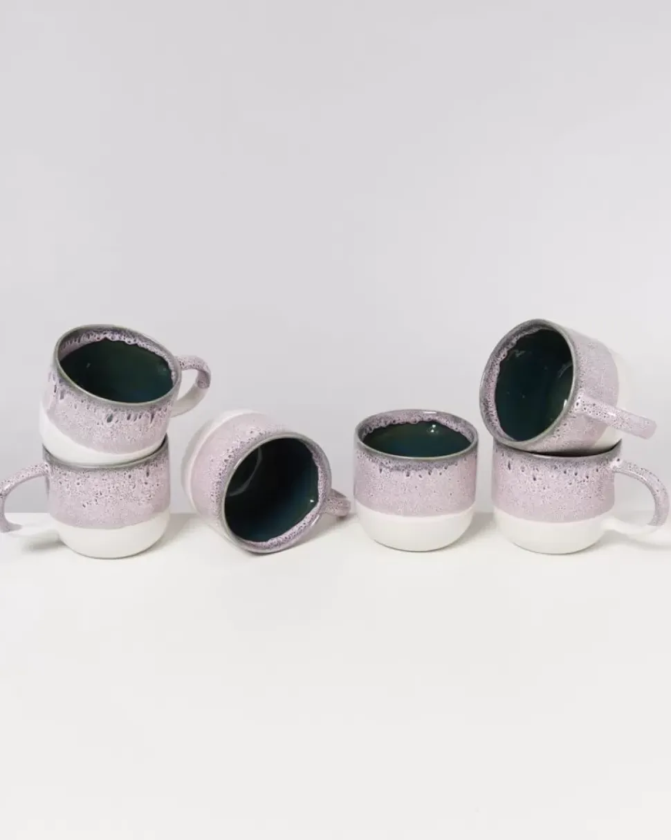 Motel a Miio Coimbra Teetasse Gros Rosa Grun| Große Tassen