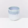 Motel a Miio Copa Alto Becher Klein Blau Weis| Kleine Becher