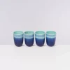 Motel a Miio Copa Alto 4Er Set Becher Gros Turkis| 4 Teilige Sets