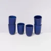 Motel a Miio Copa Alto 6Er Set Becher Gros Dunkelblau| 6 Teilige Sets