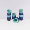 Motel a Miio Copa Alto 6Er Set Becher Gros Turkis| 6 Teilige Sets