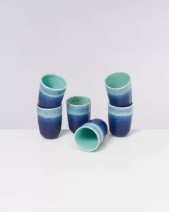 Motel a Miio Copa Alto 6Er Set Becher Gros Turkis| 6 Teilige Sets