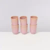 Motel a Miio Copa Alto 6Er Set Becher Gros Gelb Rose| Tassen & Becher Sets