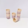 Motel a Miio Copa Alto 6Er Set Becher Gros Pastellrose| 6 Teilige Sets