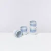 Motel a Miio Copa Alto 4Er Set Becher Klein Blau Weis| 4 Teilige Sets