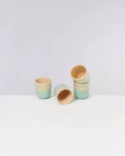 Motel a Miio Copa Alto 4Er Set Becher Klein Pastellmint| Tassen & Becher Sets