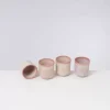Motel a Miio Copa Alto 4Er Set Becher Klein Rosa| 4 Teilige Sets