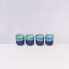 Motel a Miio Copa Alto 4Er Set Becher Klein Turkis| 4 Teilige Sets